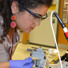 Paleobiogeochemist Nur Gueneli analyzes the oldest pigments yet discovered using magnets in the MagLab's Ion Cyclotron Resonance Facility.