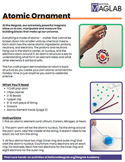 Atomic ornament worksheet cover thumbnail