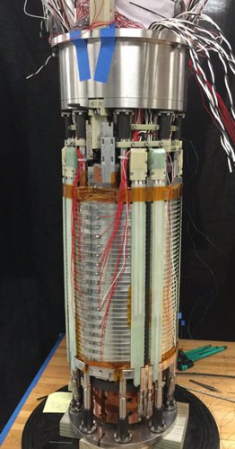 The 32 T’s two YBCO coils before being integrated with the low-temperature outer magnet.