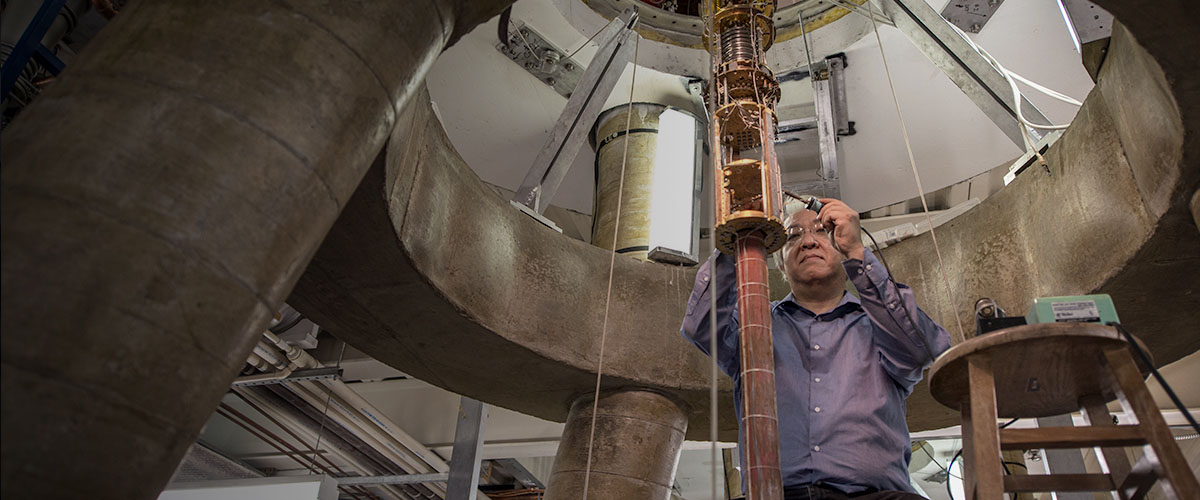 Engineer working 16.7 T Magnet