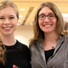 MagLab Research Assistant Abigail Centers (left) with her MagLab mentor Julia Smith. Centers was named Student Employee of the Year by the Southern Association of Student Employment Administrators.