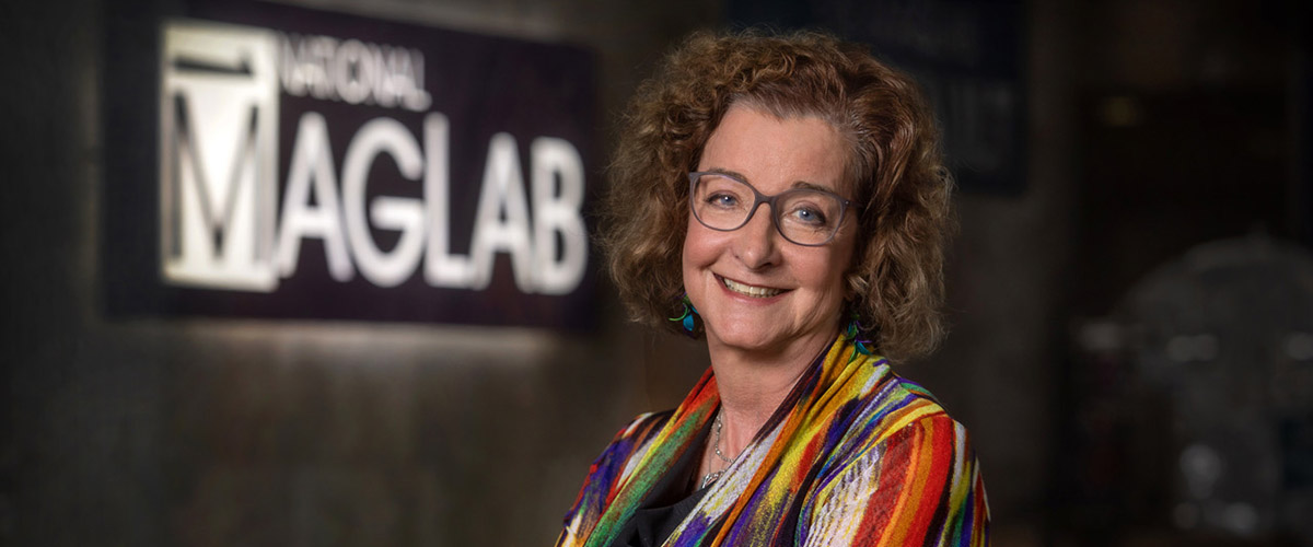 Laura Greene, chief scientist at the National MagLab