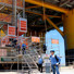 Alicia Calero, foreground, aboard a deepwater oil-and-gas plant in the Gulf of Mexico.